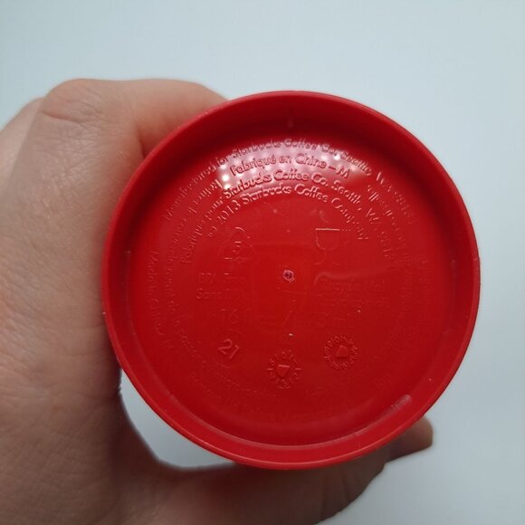 Starbucks Recycled Red Cup 50th Anniversary Edition Reusable Coffee Tumbler - Picture 6 of 11